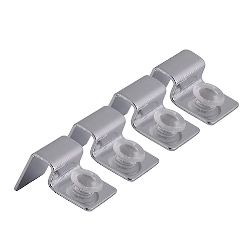 YARNOW 8mm Aquarium Clips Stainless Steel Support Brackets for Glass Cover Betta Tank Accessories - size: Size 2