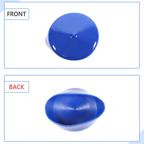 Aunginsy Capless Gas Cap Dirt, Water & Dust Cover Fuel Filler Cover Compatible with Ford Maverick 2022-2025 Cap & Shield Capless Gas Cap Fuel Filler Nozzle Cover Protection ABS Accessories - color: Blue