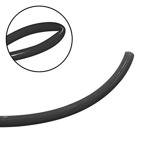 Beduan Pneumatic Tubing Pipe 3/8" OD Black Air Compressor PU Line Hose Tube for Water Fluid Transfer 10Meter 32.8ft - color: Black, size: 3/8" OD-32.8ft