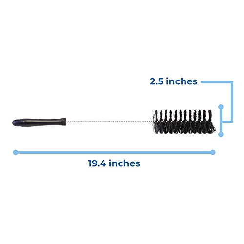 Vikan 53709 Ø2.4" Tube Brush- Medium, Black - color: Multicolor