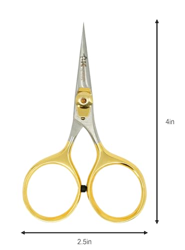 Kingfisher Fly Tying Razor Scissor - color: Gold