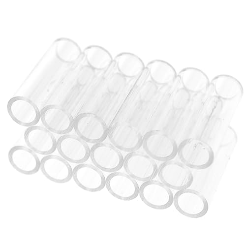 Shrimp Breeding Tube - Transparent Acrylic Crystal Shelter, Aquarium Hideaway Habitat, Fish Tank Refuge | Shrimp Cave Breeding House for Small fishss Aquatic Pets - color: 18 Tubes