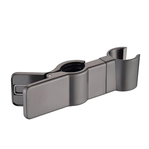 Adjustable Shower Head Holder for Slide Bar,Universal 18-25MM O.D, Rail Head Bracket Holder for Slide Bar Slider Clamp Bathroom Replacement (Gun Grey) - size: Gun grey