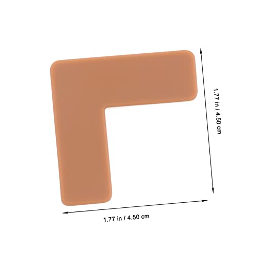 Toddmomy 6pcs Soft Corner Protectors for Fish Tanks and Pet Carriers Gentle Edge Bumpers for Safe Boys and Girls Play Areas Easy Installation No Damage - color: Brown