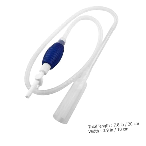 Aquarium Water Changer Manual Pump Vacuum Siphon Cleaner Medium Size Fish Tank Gravel Tool for Freshwater Tank Maintenance