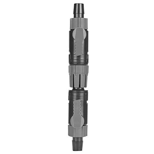 Pssopp Aquarium Water Control Valve, Double Tap Connector, Quick Release Aquarium Connector Plastic Aquarium Connector(K-16/22mm)