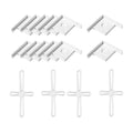 16 Pieces Fish Tank Base Aquarium Corner Protector Edge Strip Guard PP Material Anti-Collision Strips Suitable for Children Pet Tank Decoration, White