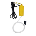 Aquarium Air Pump Mini USB Fish Tank Oxygen Air Pump Portable Ultra Silent Air Aerator Pump Energy Saving Oxygen Bubbler with Air Stone and Single Outlet Silicone Tube 1W - color: Yellow