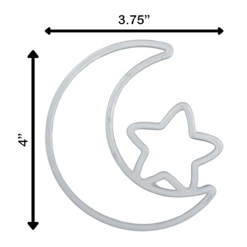 Fish Feeding Portals for Betta & Aquariums | Floating Food Rings & Breathing Windows (Multiple Shapes & Colors) (Moon - Clear) - color: Moon - Clear