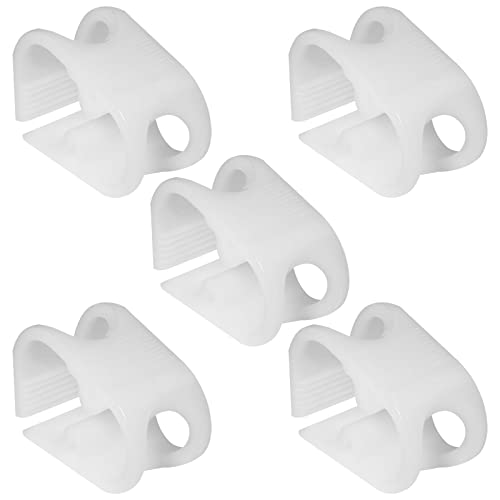 Uenhoy 5 Pcs Plastic Tubing Clamps, Hose Shut Off Clamps for 1/4" - 1/2" Tube O.D., Water Flow Control Hose Clip Laboratory Pinch Valve - size: 6-12mm / 1/4"-1/2"