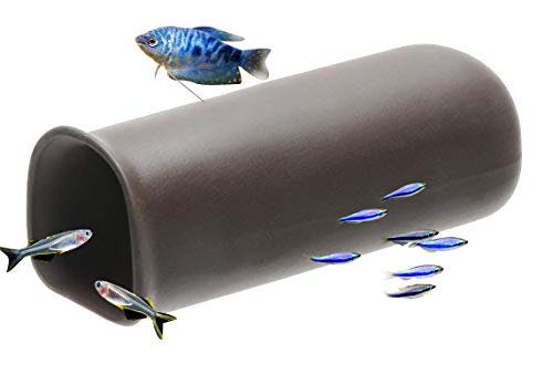 Saim Shrimp Cave Ceramic Fishes Shrimp Spawning Breeding Cone Shelter Fish Tank Aquarium Decorations (Middle)
