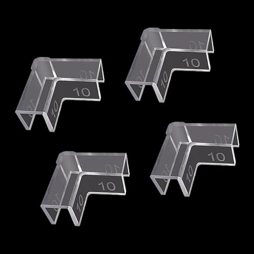 Transparents Aquariums Corner Protectors for Impacts Resistance Leak and Stability in Homes or Fish Tanks Aquariums Corner Protectors - color: 10mm