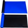 XCNO Blue Black Aquarium Background Poster Fish Tank Background Wallpaper Aquarium Backdrop Double-Sided Fish Tank Decorations Paper 12"x 25" - size: 11.6" x 25" In