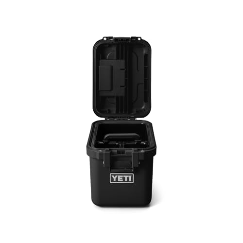 YETI LoadOut GoBox Collection, Divided Waterproof Cargo Case, Dry Box, Camera Case, Fishing Tackle Box - color: Black, size: GoBox 15