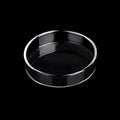 Aquarium Glass Feeder Dish Shrimp Feeding Dish Round Clear Glass Fish Feeder Bowl Fish Tank Food Tray Container Prevent Food Spilling, 65mm