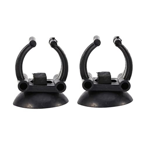 KESYOO 30pcs Aquarium Cups for Fish Tank Heating Rods Holders for Aquariums Easy to Install Safe for Fish and Black