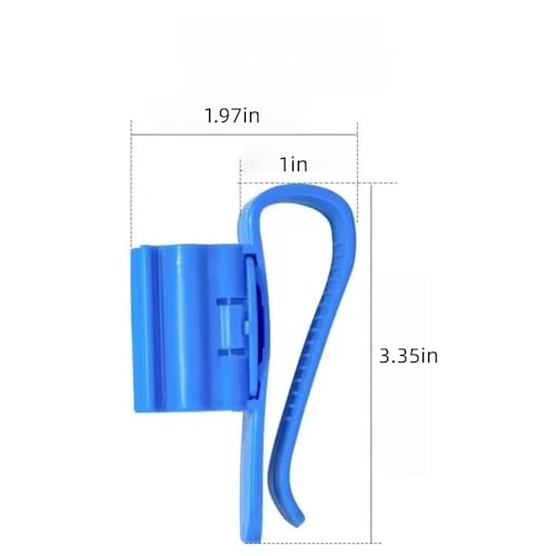 Adjustable Plastic Hose Clip for Aquarium Water Change - Fits 8-16mm Pipes, Fish Tank & Bucket Holder - color: 003#gold, size: 0.8oz（pack of 1）