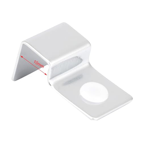 4PCS Aquarium Lid Clips, Fish Tank Cover Bracket Stainless Steel Aquarium Glass Cover Clip for Easy Installation and Maintenance (10mm) - size: 10mm
