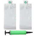 Miupoo Packaging Air Bags,Clear Plastic Inflatable Air Packaging Protector Bag with Free Pump Cushion,Air Inflatable Cushion Blocking Packaging Bag,4x8 Inches,100 Pieces - size: 4x8×100 Inches