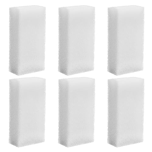 Threlaco 6 Pcs Foam Filter Insert Compatible with Aquaclear Aquarium Filter Replacement Media for Filtering and Keeping Aquariums Clear (Compatible with Aquaclear 50) - size: Compatible with Aquaclear 50