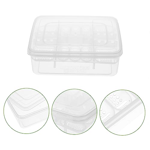 DOITOOL Egg Hatchery Tray for Reptiles Gecko Incubator Box Professional Reptile Egg Incubator