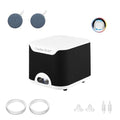 Carefree Fish 5/10W Aquarium Air Pump Dual Outlets Super Quiet Oxygen Pump with 6Ft Silicone Anti-Shedding Tubing and 2 Bubble Stones - size: 5W