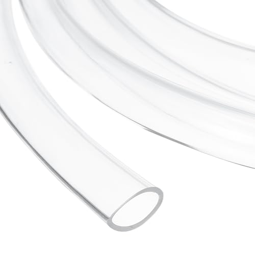 uxcell Clear PVC Tubing, 14mm ID x 16mm OD - 15ft PVC Tube Lightweight Vinyl Hose, Transparent Flexible Plastic Water Tubing for Air Oil Water Transfer Aquarium Irrigation - size: 14mm ID x 16mm OD