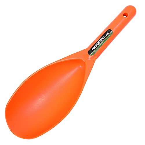 ASR Outdoor 12.5 Inch Prospecting Large Sand Scoop Plastic Trowel for Metal Detector Gold Panning, Orange - color: Orange