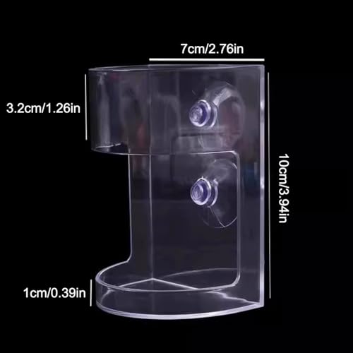 Fish Tank Feeding Tray Set with Suction Cups - Tube Supplies, Tank Divider, Breeder Box for Round Aquariums & Fish Bowls - Essential Aquarium Accessories