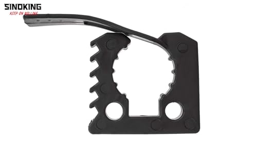 SINOKING Shovel Mount Rubber Clamp for Securing Equipment from 1-1/4" to 1-3/8" in diameter for Home, Garage, Boat, RV, ATV & Off-Road