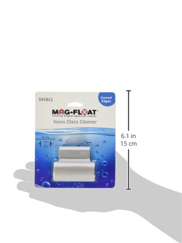 Nano 22 Cleaner for Curved Glass | Magfloat Magnetic Betta Fish Tank Cleaner | Magnet Cleaning Tool for Aquarium Scrubber Brush Cleaning Tool - size: Nano