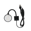 5W Mini Aquarium USB Led Light with Power Switch for Small Fish Shrimp Tank Freshwater Planted Live Plant Grow Fish Tank Clip Light Black