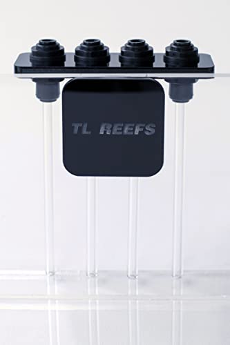 TL Reefs Magnetic Dosing Tube Holder (Black)