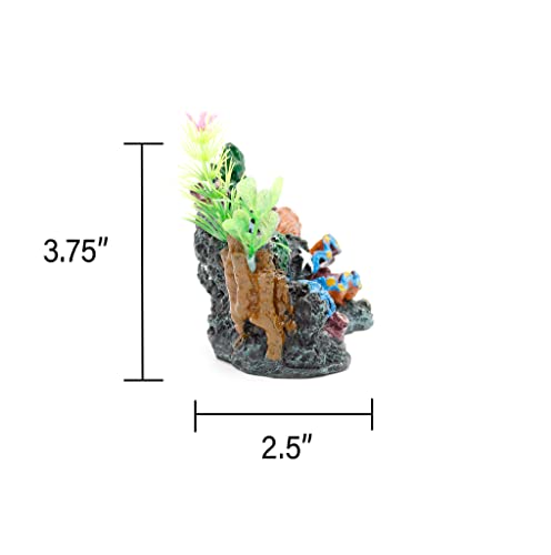 NW Wholesaler 4.5 Inch Clam Cove Fish Tank Landscape Decorations - Hideaway Cave for Betta and Small Fish - style: Clam Cave