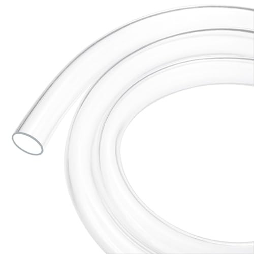 M METERXITY Clear Plastic Tubing, 0.79Inch(20mm) ID 0.87Inch(22mm) OD, 5ft(1.5m) Length PVC Tube Low Pressure Flexible Vinyl Tubing for Garden/Water Hose Airline Tube Aquarium - size: 0.79"×0.87"×5ft