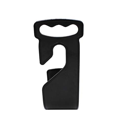 chic style 2 Pack Garden Hose Hanger Wall Mount Hose Holder Hook Fit to 25 50 75 100foot Hose (ABS Plastic, Black) - size: 2 Pack 9.85 *3.93 *3.5 Inch