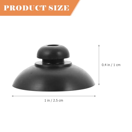 Gatuida 20 Pcs Aquarium Oxygen Pump Suction Cups Strong Rubber Fish Tank Air Pump Holders for Tubing Fixing and Accessories Installation