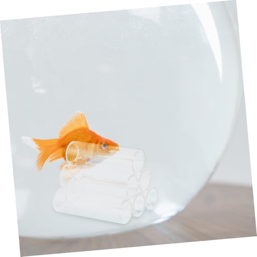 YARNOW 6holes Acrylic Shrimp Breeding Tube Versatile Fish Tank Shelter for Shrimp Turtles and Aquatic Pets Aquarium Decor for Enhanced Viewing
