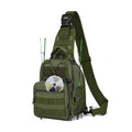 Lightweight Fishing Tackle Backpack Professional Water-Resistant All-in-One Rod Holder & Gear Storage - color: Green