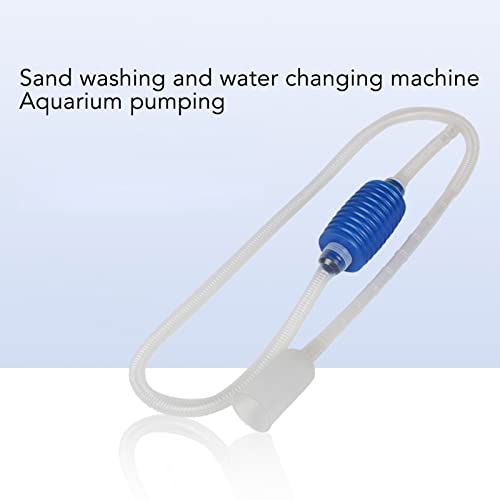 Aquarium Siphon, Fish Tank Water Change Cleaning Tool, Fish Tank Siphon, Aquarium Vacuum, A Hand Syphon Pump to Drain Cleaning Tool, Gravel Cleaner for Fish Tank
