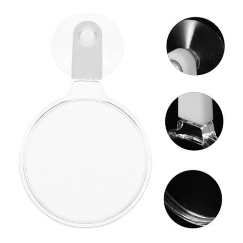 4pcs Fish Tank Glass with Cup Acrylic Lens for Observing Betta Fish Microlandscapes and Creatures Easy Installation Magnifier Tool