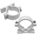 4pcs Water Pipe Clips,Wall Mounted Aluminium Pipe Clip Clamp C-Clamps Fastener,for Outside Diameter 32mm/1.25in Tubes (2632)