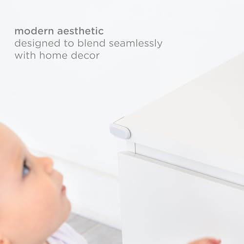 Ubbi Corner Protectors, Furniture Corner Guards for Baby and Toddlers, Baby Proof Covers, Baby Safety, White, 16 Piece Set - size: One Size, style: White Corner Protectors