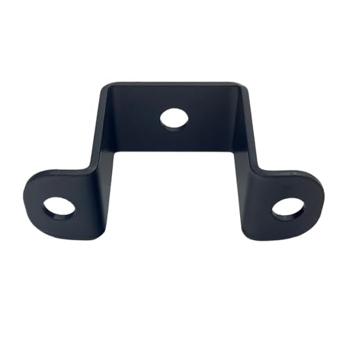 6 PCS 1.5x1.5" Square Pipe Tube Strap Clamps,1.5 inch metal u shaped bracket, steel u clamp bracket for mounting,Black - size: 1.5" x 1.5"