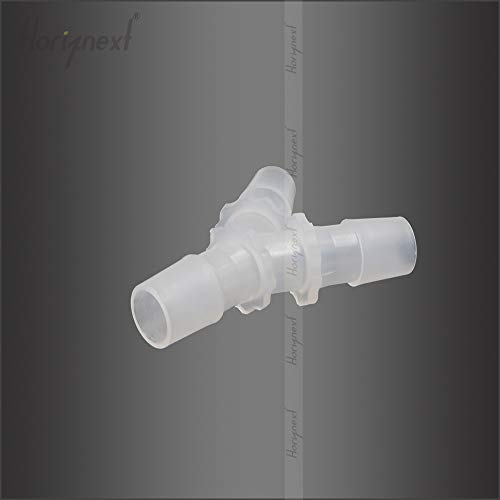plastic 9/16" Y shape 3 way barbed connector for air hose, water pipe pp polypropylene barb fitting. (Pack of 10 pcs) - style: 10pcs, 9/16" O.D.