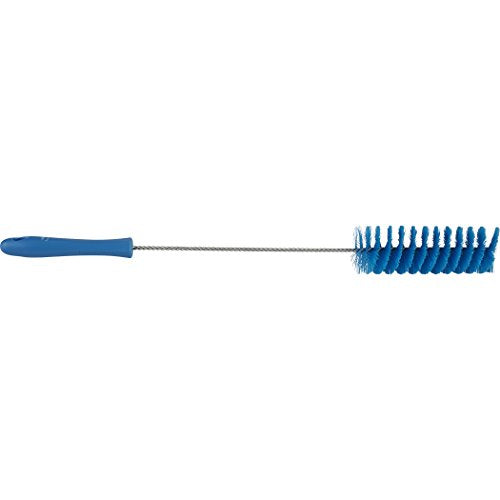 2" W Tube and Valve Brush, Medium, 13 25/64 in L Handle, 5 in L Brush, Blue, 20 in L Overall - 1 Each - color: Blue, size: 5379