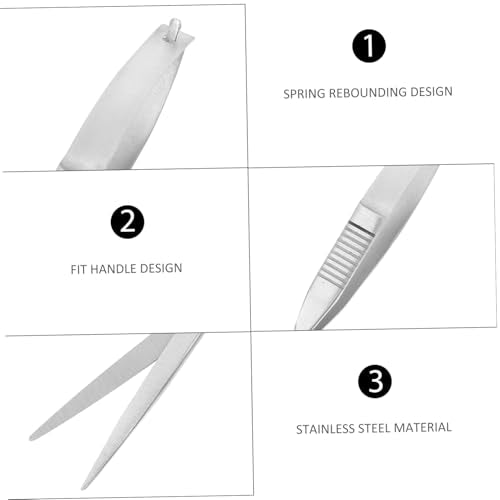 Toyvian Portable Aquarium Scissors Professional Water Grass Clipper for Aquascaping Durable and Ergonomic Design for Precision Trimming of Aquatic Plants