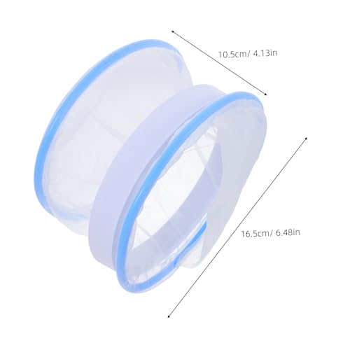 POPETPOP 2pcs Fish Spawning Incubator Floating Mesh Breeding Box for Aquarium Transparent Isolation Chamber for Sick Pregnant Fish Clean Water Monitoring Design