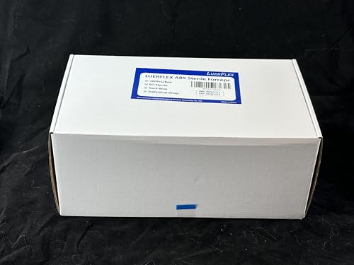 Disposable Sterile Forceps Tweezers 5inch 125mm length Individually Wrapped Solid Blue Pack of 100 - style: Solid Blue (Pack of 100)