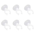 MroMax Aquarium Suction Cup Clips Airline Tubing Hose Heater Clips Clamps Holder for Fish Tank Clear 15mm to 18mm 6Pcs - size: 6pcs 15mm to 18mm